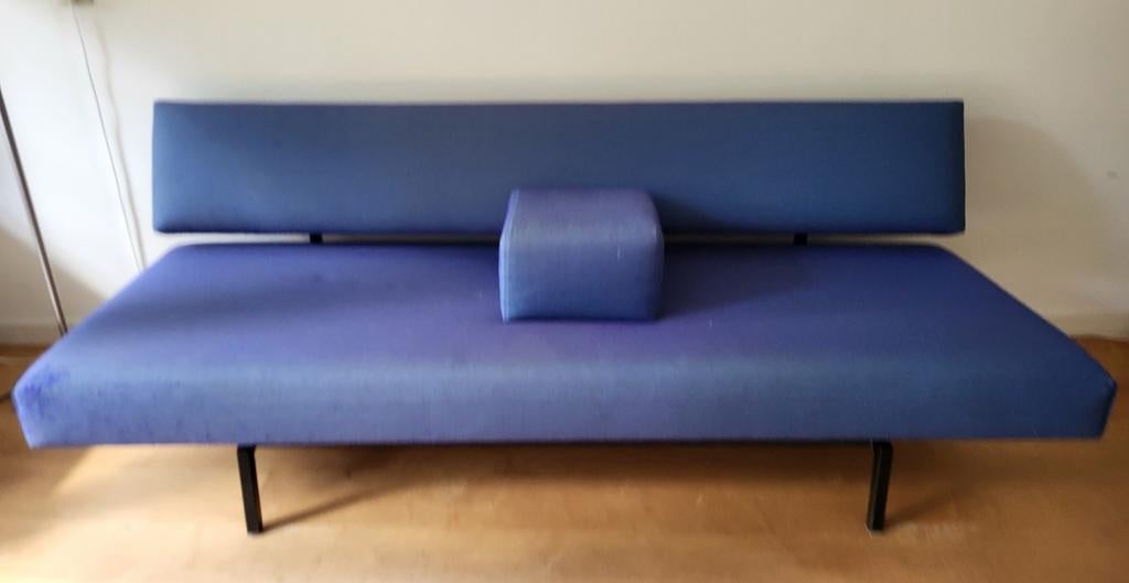 Martin Visser slaapbank met armsteun, Ophalen, Gebruikt, Minder dan 75 cm, 150 tot 200 cm