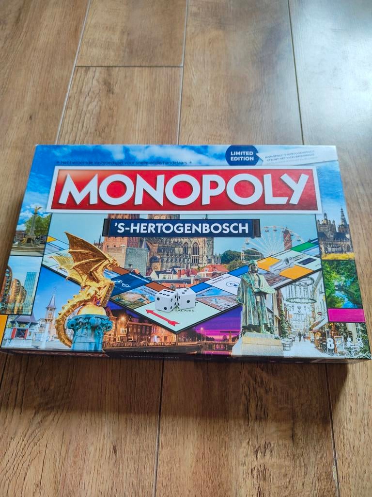 Monopoly 's Hertogenbosch - Den Bosch, Hobby en Vrije tijd, Ophalen of Verzenden