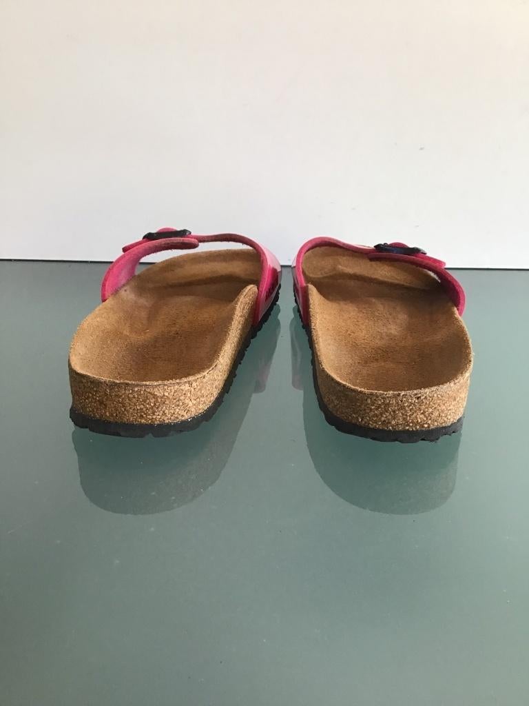 Birkenstock | 38 Madrid roze slippers | Gratis verzenden, Kleding | Dames, Slippers, Verzenden, Zo goed als nieuw, Roze