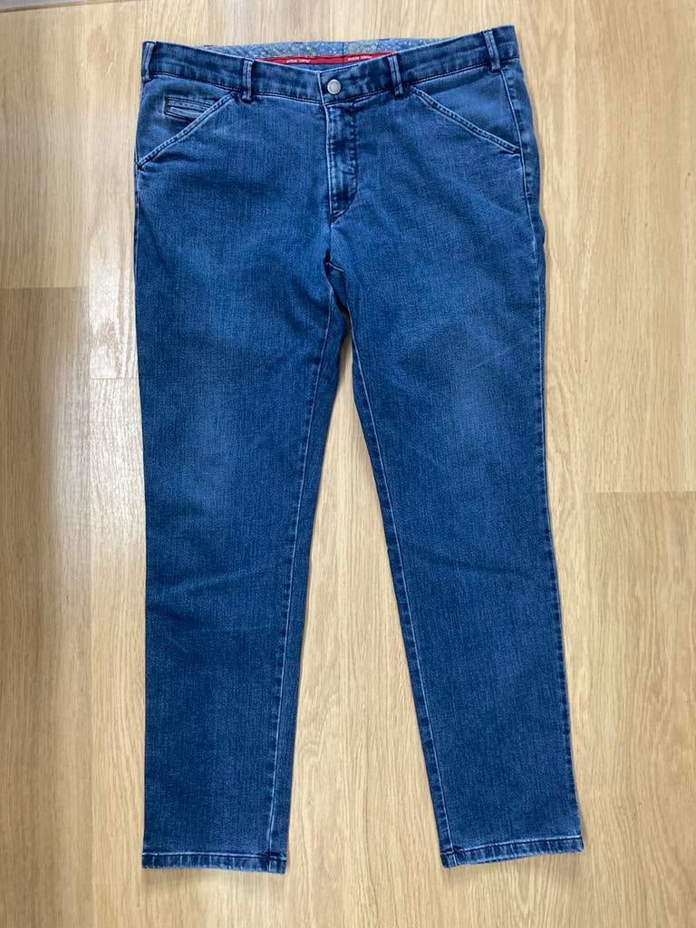 Meyer Broek - Chicago - L - Blauw - Gr. 25 - Made in Europe, Meyer, Ophalen of Verzenden, Zo goed als nieuw, Maat 48/50 (M)