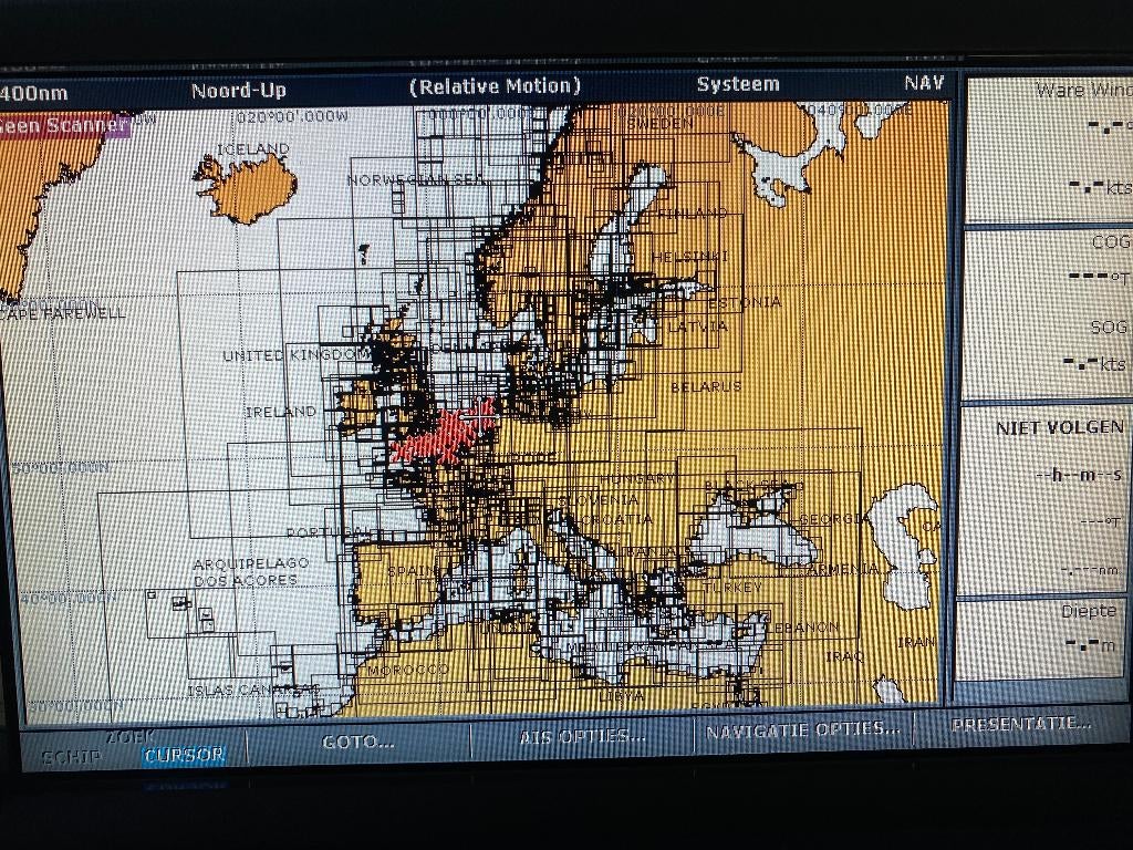 raymarine navionics kaart, Ophalen of Verzenden, Kaartplotter of Fish Finder