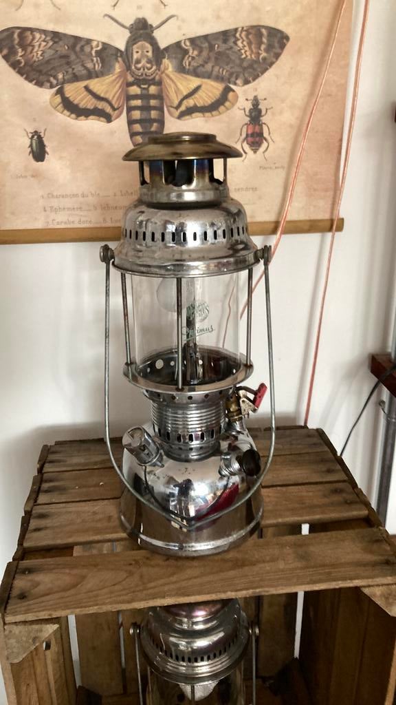 Oliedruklamp 500c, Ophalen, Gebruikt