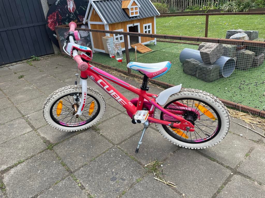 CUBE kinderfiets roze, Fietsen en Brommers, Ophalen, Gebruikt, 16 tot 20 inch