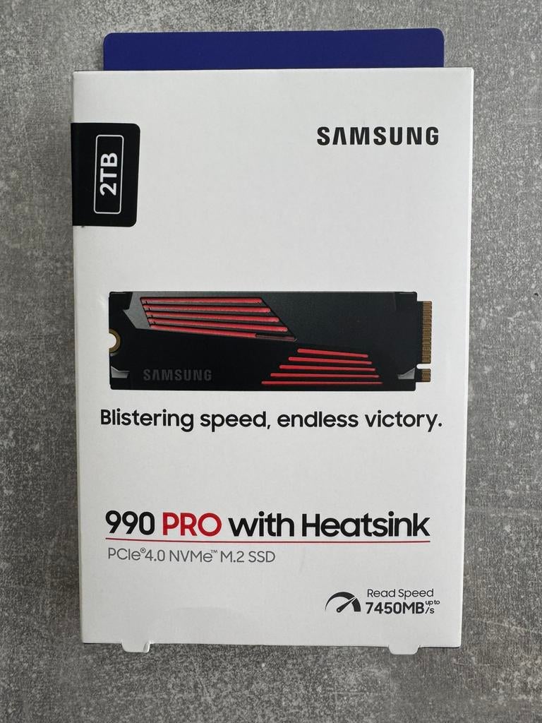 Samsung 990 Pro with Heatsink 2TB, Computers en Software, Harde schijven, Intern, SSD, Nieuw, Ophalen of Verzenden