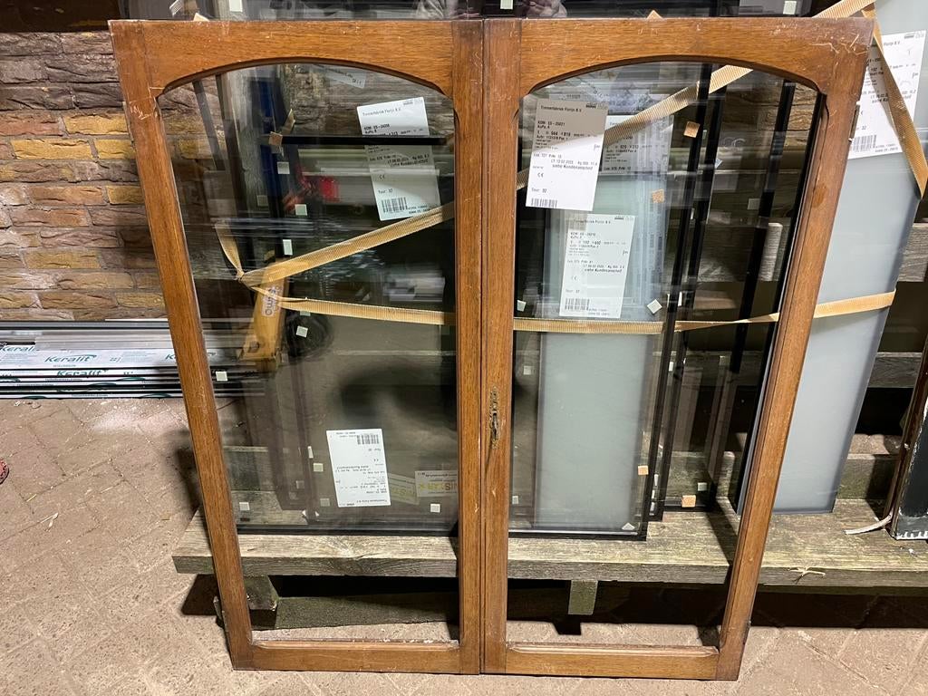 antieke kastdeurtjes 99,5 x 117,5 cm, Antiek en Kunst, Ophalen