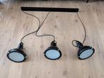 Hanglamp 3 lamps  ~Karwei Magnus~, Ophalen, Zo goed als nieuw, Metaal, Industrieel.