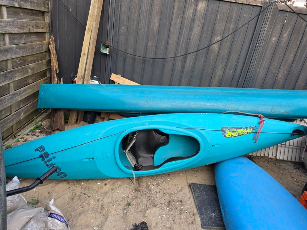 Invader Kano Prijon Wildwaterkajak, Watersport en Boten, Kano's, Ophalen of Verzenden, Gebruikt, Eén persoon, Wildwaterkano