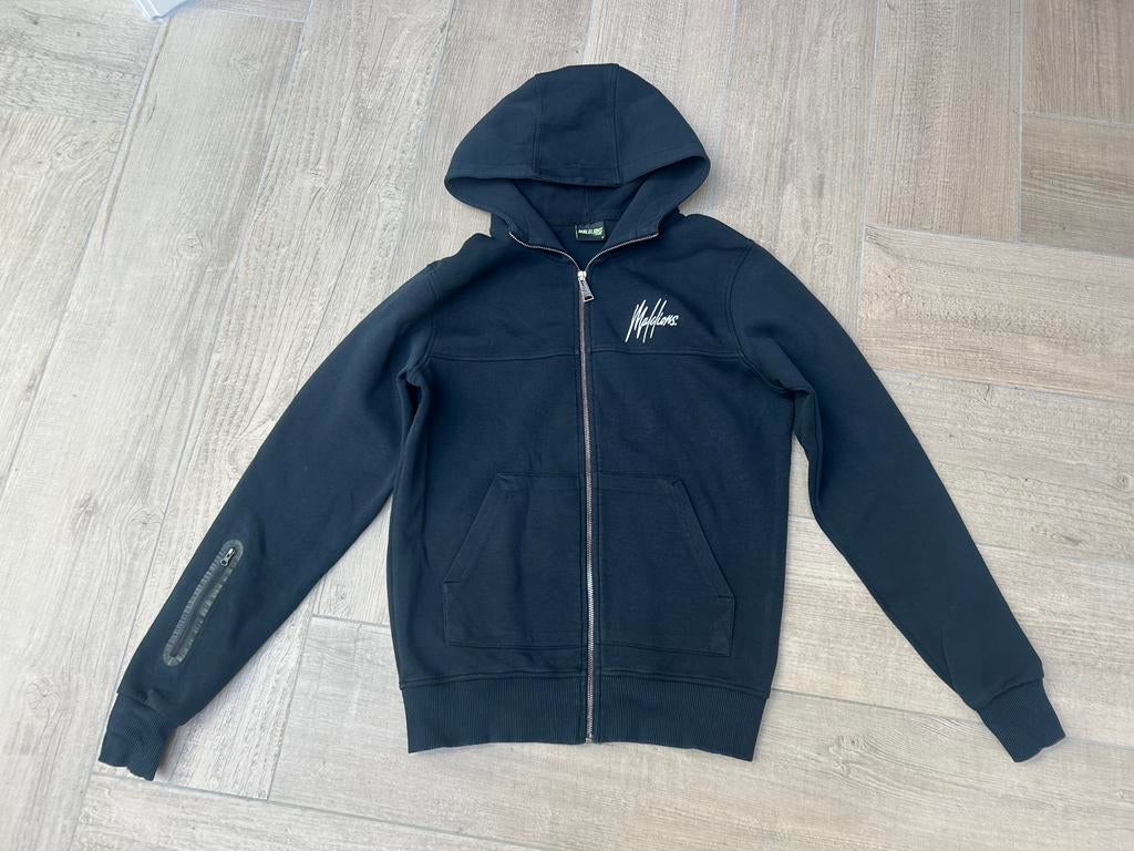 Malelions vest maat S, kleur bksiw, zgan, Ophalen of Verzenden, Zo goed als nieuw, Maat 46 (S) of kleiner, Blauw