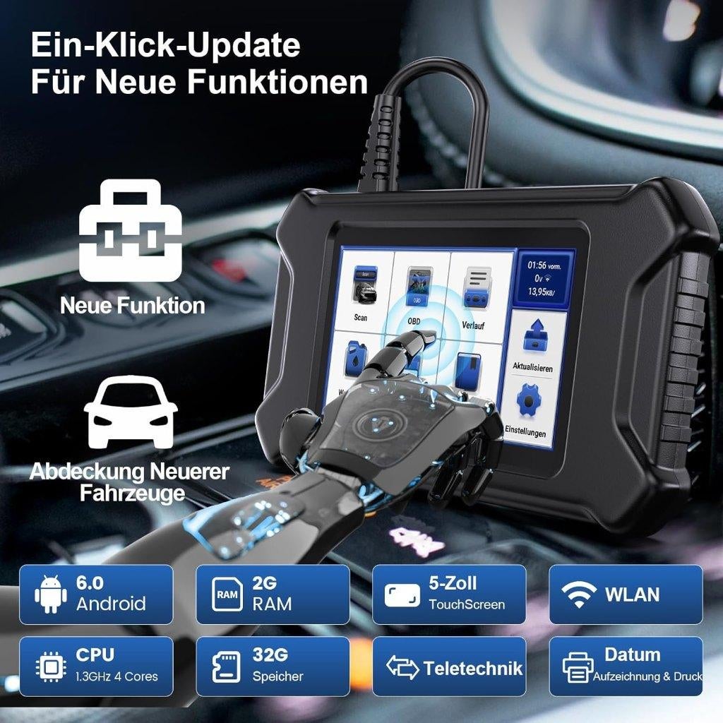 MUCAR CS6 OBD2 diagnoseapparaat, auto, Auto diversen, Autogereedschap, Ophalen of Verzenden, Zo goed als nieuw, Support@mythinkcar.com