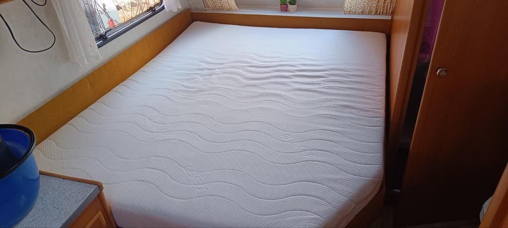 Caravan matras, Frans bed, Ophalen of Verzenden, Zo goed als nieuw