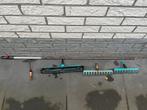 Gardena combisystem. Steel, bezem, hark (2x) en schoffel, Ophalen, Gebruikt