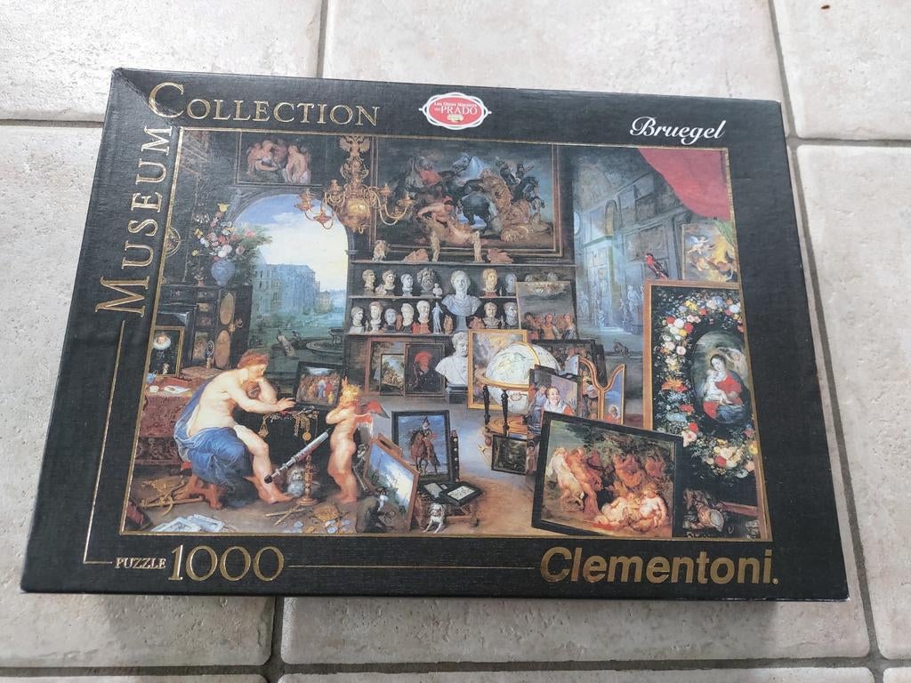 Clementoni museum collection  Bruegel, Verzenden, 500 t/m 1500 stukjes, Zo goed als nieuw