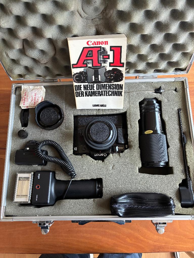 Canon A1/Braun set, Ophalen, Gebruikt, Spiegelreflex, Canon