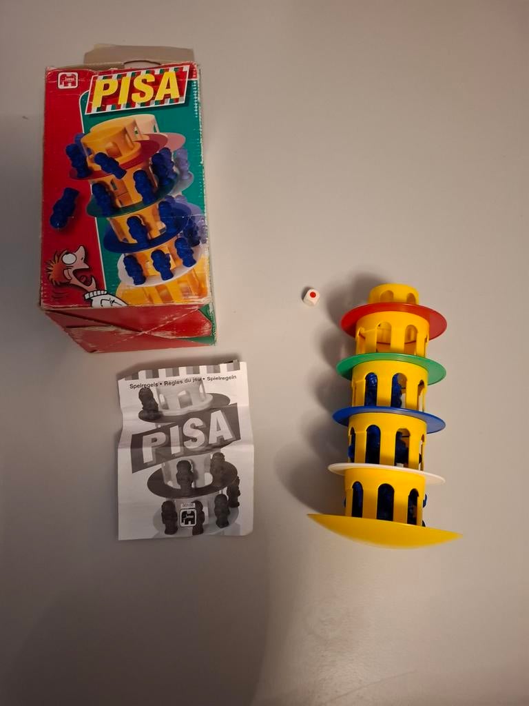 Pisa spel, Hobby en Vrije tijd, Gezelschapsspellen | Bordspellen, Ophalen of Verzenden