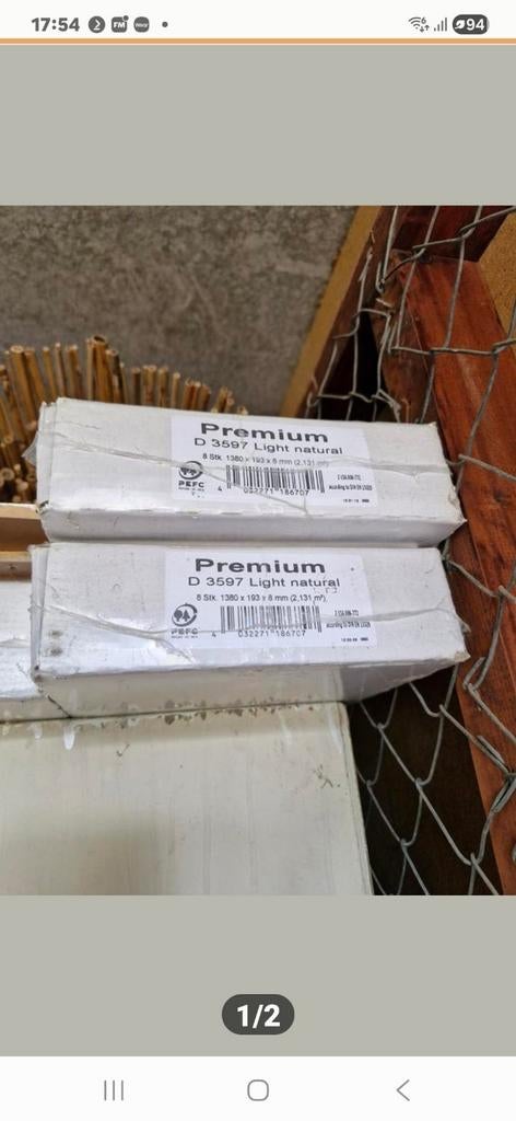 Laminaat, Doe-het-zelf en Verbouw, 50 tot 150 cm, Nieuw, Ophalen of Verzenden, 10 tot 30 cm