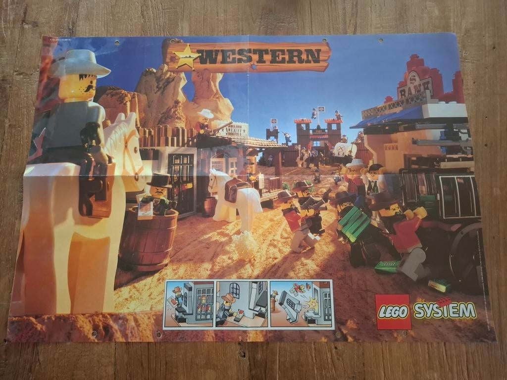 Lego System  poster " western", Ophalen of Verzenden