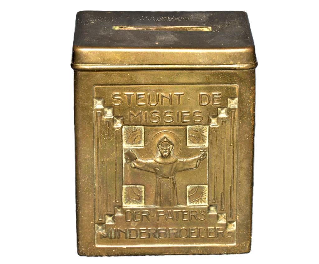 missieblik Pater Minderbroeders  art deco oude variant, Ophalen of Verzenden, Gebruikt, Overige