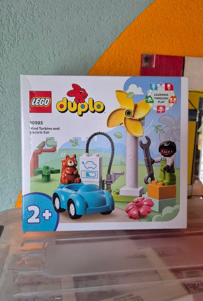 LEGO DUPLO Windmolen en Elektrische Auto 10985, Ophalen of Verzenden, Duplo