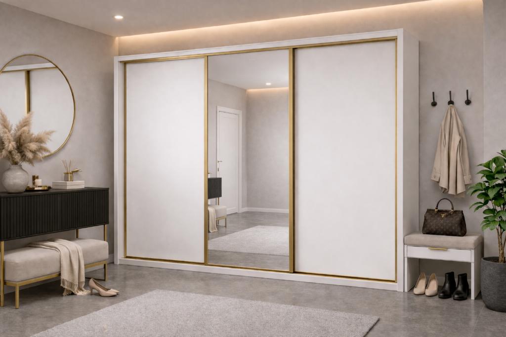 💎Design kledingkast – bezorging & montage inbegrepen 🚚🔧, Met deur(en), Nieuw, 200 cm of meer, Glas