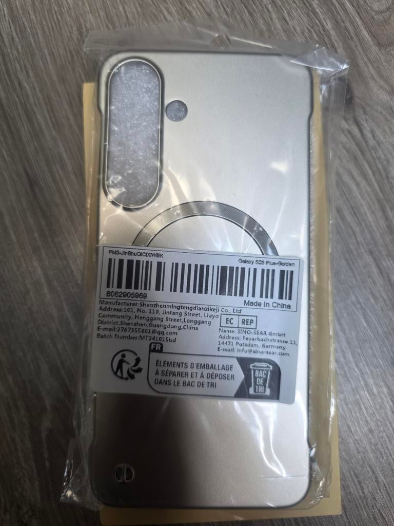 Telefoonhoes en glas bescherming Samsung S25 plus, Ophalen of Verzenden, Nieuw