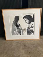 Gesigneerde ets 6/100 – ingelijst, Ophalen of Verzenden