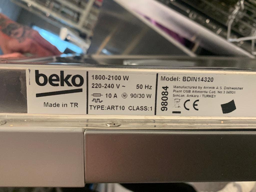 Beko inbouw vaatwasser BDIN 14320, Ophalen, 60 cm of meer, Nieuw, Inbouw