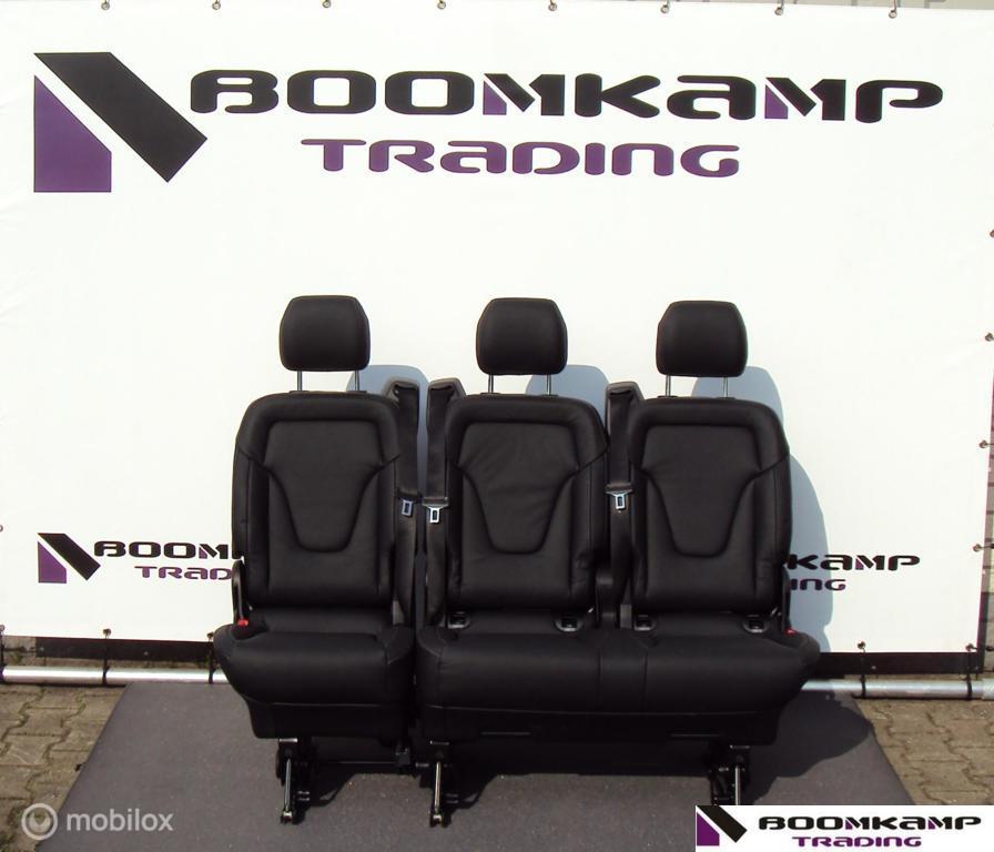 MB V-klasse / Vito achterbank / bank lugano zwart leder