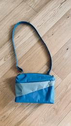 Susan Bijl bum bag M lichtblauw met grijze streep, Ophalen of Verzenden, Zo goed als nieuw, Grijs