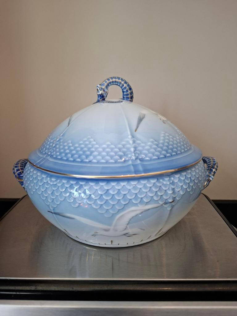 Royal Copenhagen Meeuwen Terrine - Perfecte Staat, Antiek en Kunst, Antiek | Porselein, Ophalen of Verzenden