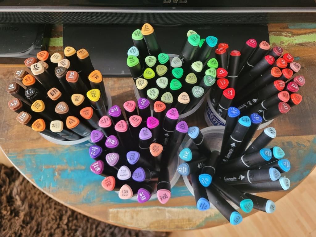 Decotime Twinmarkers alcoholmarkers, Hobby en Vrije tijd, Ophalen of Verzenden, Nieuw, Potlood of Stift