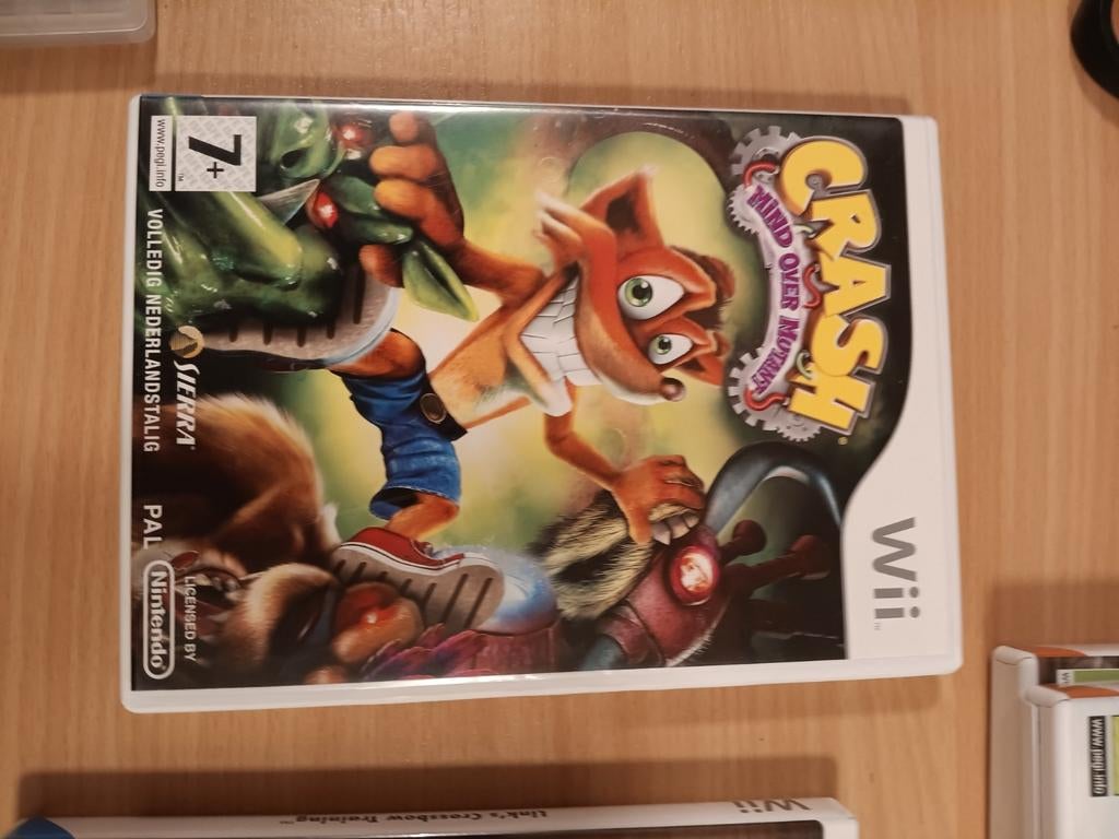 Crash Mind Over Mutant - Wii - Compleet!, Avontuur en Actie, 2 spelers, Eén computer, Ophalen of Verzenden