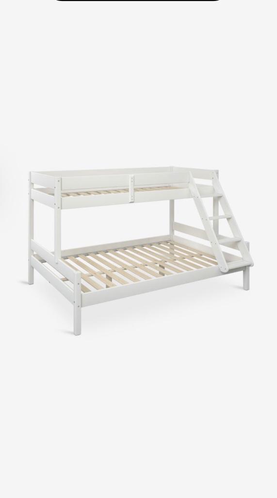 Stapelbed 140X200 en 90X200, Huis en Inrichting, Slaapkamer | Stapelbedden en Hoogslapers, Ophalen, Gebruikt, Tweepersoons, Minder dan 160 cm