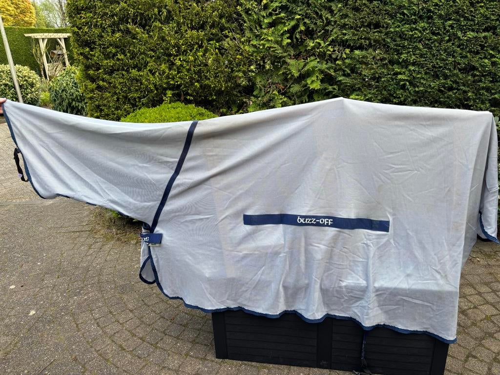 Bucas Buzz Off vliegendeken 6’9, Gebruikt, Vliegendeken, Ophalen of Verzenden, Grijs