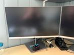 HP E233 monitor 2 stuks, Ophalen, IPS, Kantelbaar, Full HD