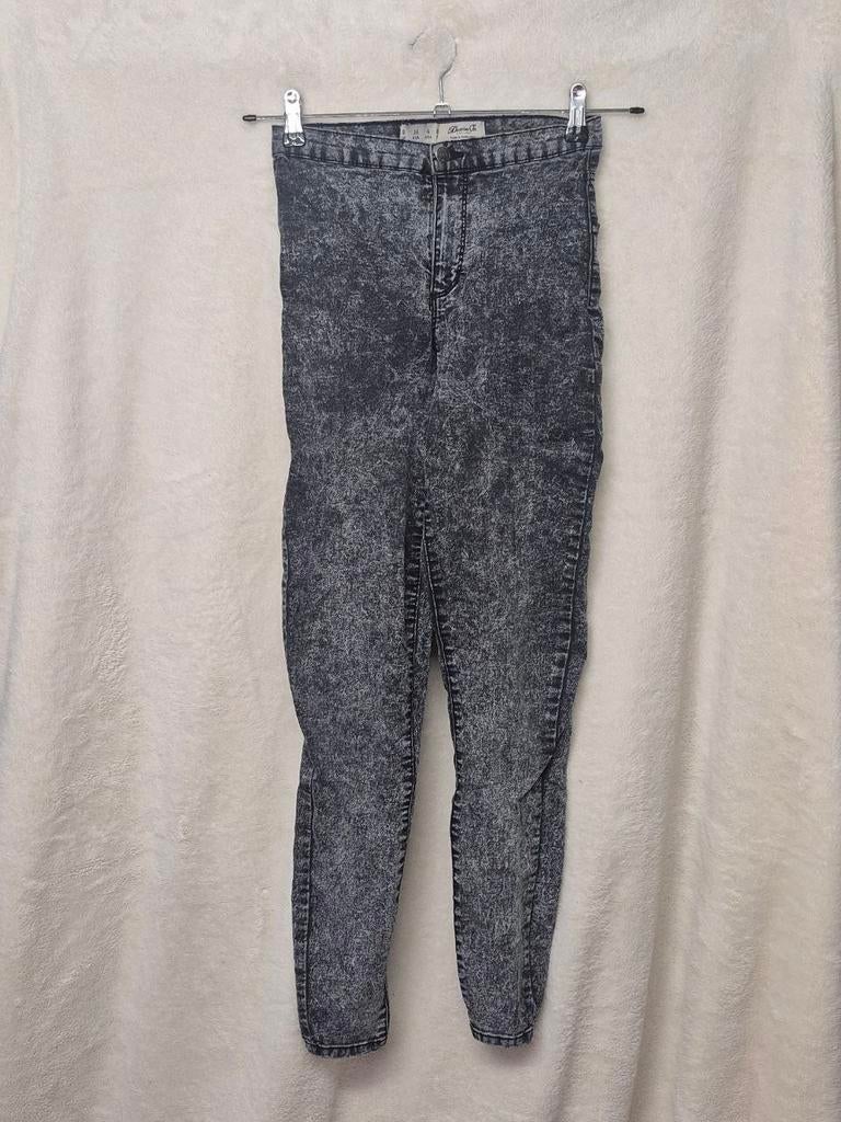 Denim Co. acid wash jeans maat 36, Kleding | Dames, Spijkerbroeken en Jeans, Ophalen of Verzenden, W28 - W29 (confectie 36), Grijs