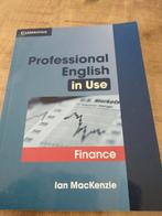 Professional English in Use - Ian MacKenzie, Ophalen of Verzenden, Zo goed als nieuw, Ian MacKenzie