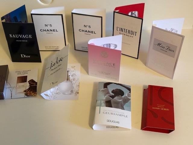parfum proefjes, Verzenden, Nieuw, Proef of Tester, Gevuld