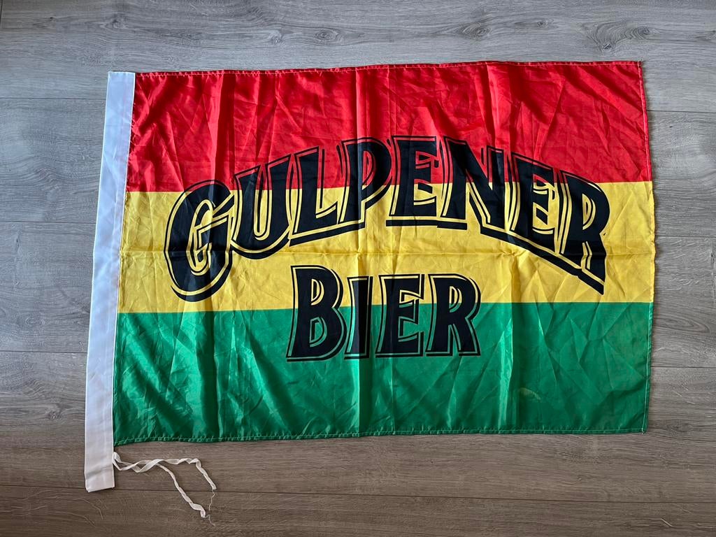 Gulpener Bier Vlag Limburg Roda JC Rasta Reggae Rastafari, Diversen, Vlaggen en Wimpels, Ophalen of Verzenden, Nieuw