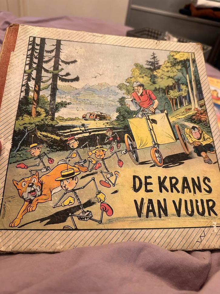 De Krans van Vuur - Oud stripboek, Boeken, Stripboeken, Gelezen, Eén stripboek, Ophalen of Verzenden