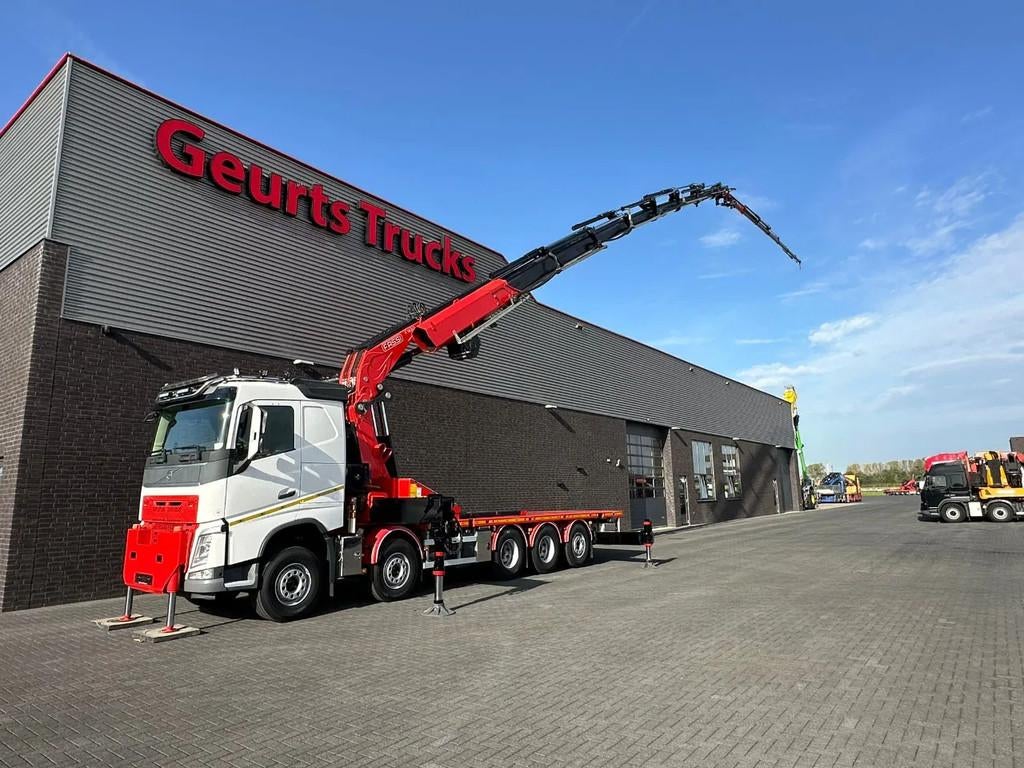 Volvo FH 540 10X4 + FASSI F1650RAL.2.28 + JIB L616L KRAAN/KR, Auto's, Vrachtwagens, Automaat, Euro 6, Wit, Bedrijf