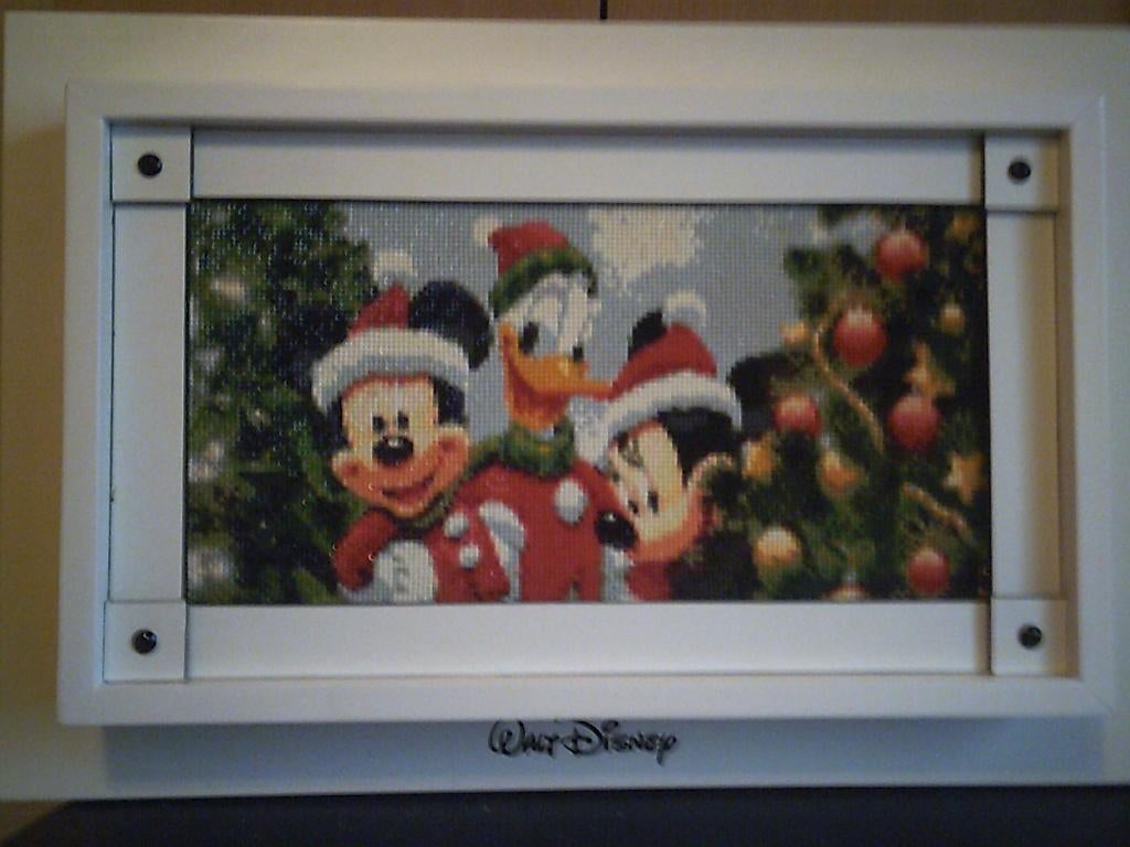 te koop diamond painting schilderij disney kerst, Ophalen, Zo goed als nieuw