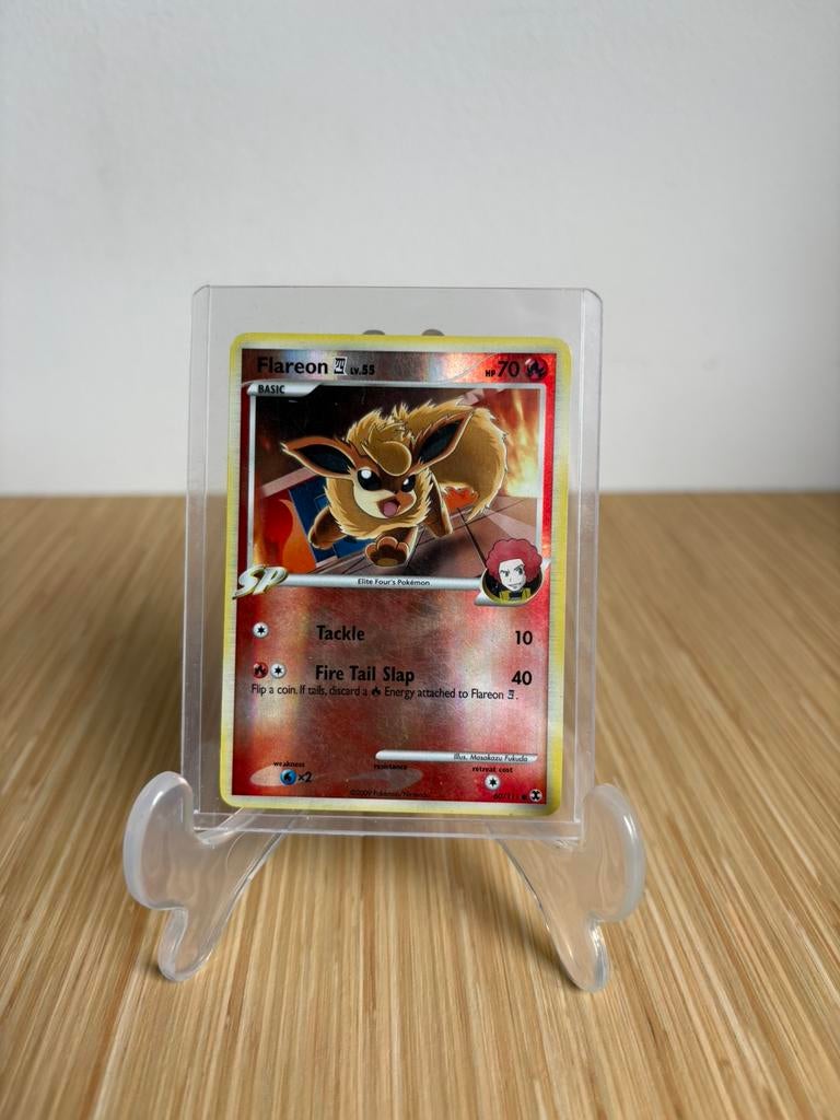 Flareon Lv 55 Pokémon holo kaart, Ophalen of Verzenden, Zo goed als nieuw