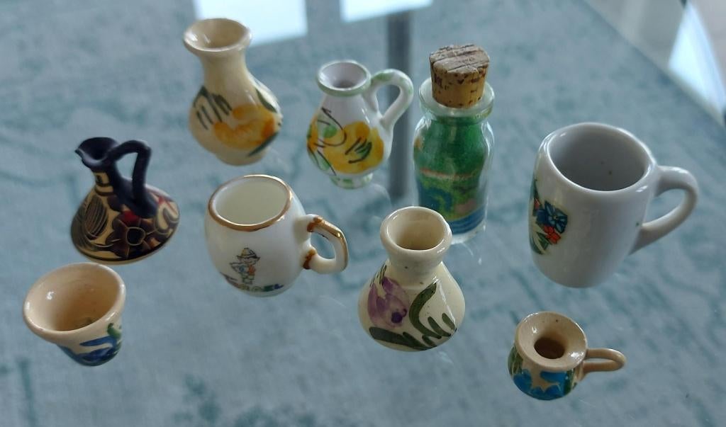 Letterbak vaasjes 9 stuks ZGAN, Ophalen, Zo goed als nieuw