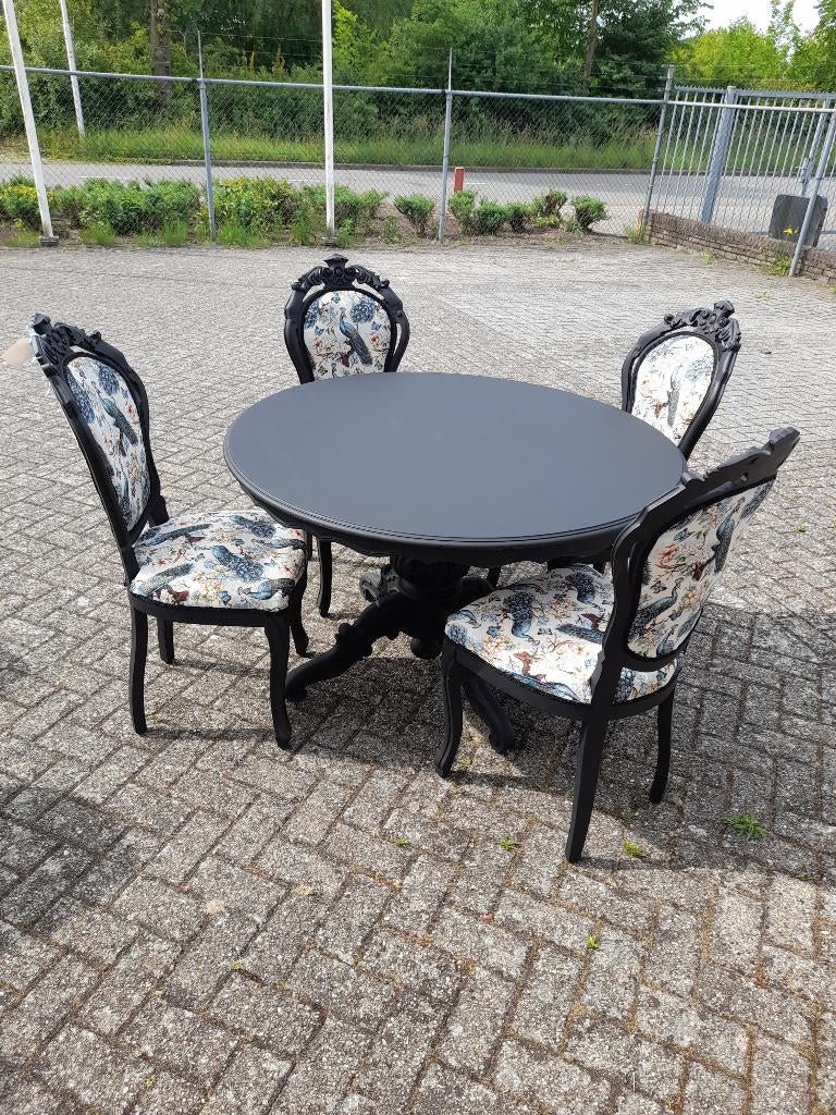 Mooie barok eethoek compleet of los te koop, Ophalen of Verzenden