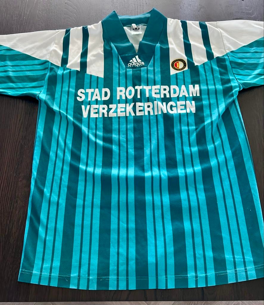 Feyenoord Retro Uitshirt 92/93 Maat L Adidas, Ophalen of Verzenden, Gedragen