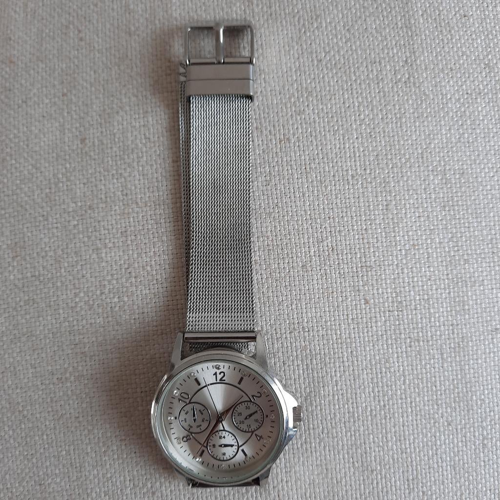 True SPIRIT horloge zilver bandje - nieuw -, Ophalen of Verzenden, Zilver, Armband