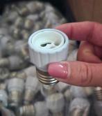 Restpartij verloopfitting E27 naar GU10 fitting converter, Ophalen of Verzenden, Nieuw