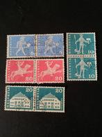 Zwitserland stroken i gestempeld, Ophalen of Verzenden, Gestempeld