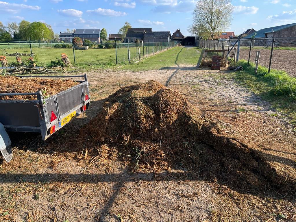 Versnipperde takken van fruitbomen (5-6 kuub), Ophalen, Overige typen