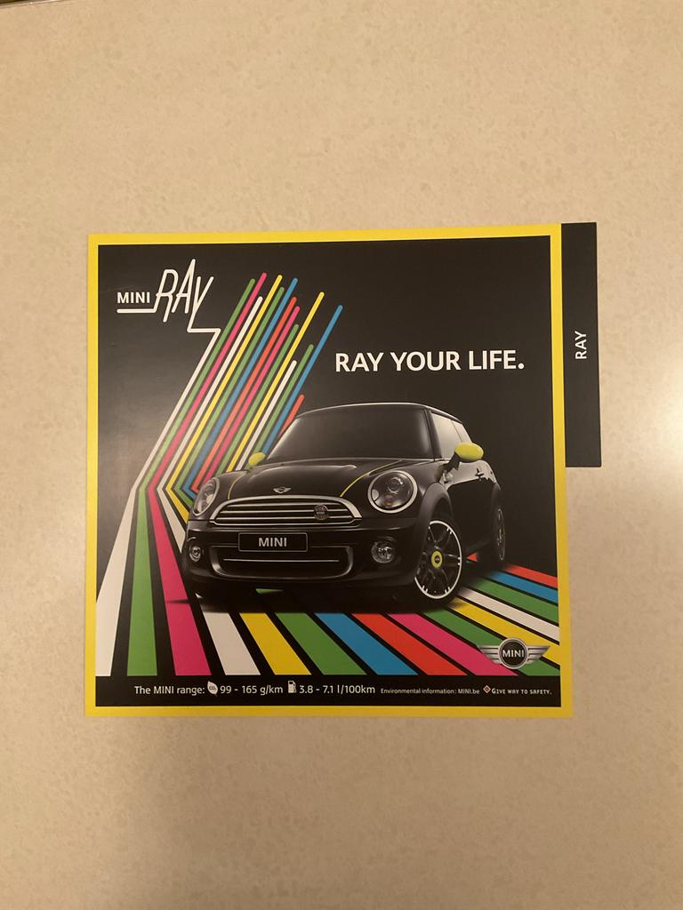 Mini Ray brochure sheet in nieuw staat, Ophalen of Verzenden, Nieuw, BMW